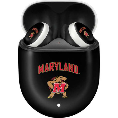 University of Maryland Collegiate Text Google Pixel Buds Skin
